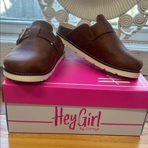 NIB Corkys Cognac Day Dream Clog